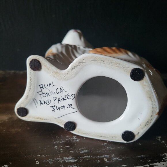 Vintage Staffordshire Style Dog Figurine, Mantle Dog, Made in Portugal - Picture 7 of 9